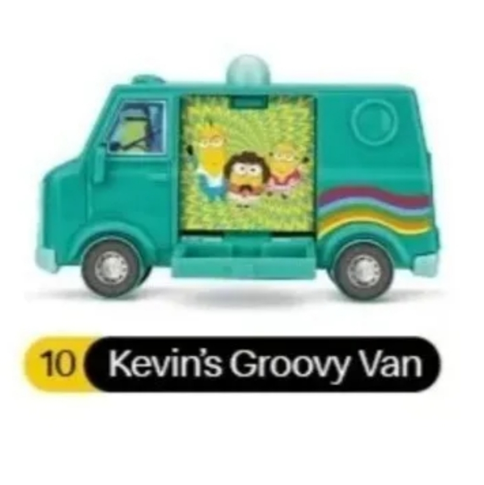 NEW! Mcdonald's KEVIN'S GROOVY VAN Minions Rise Of Gru Happy Meal Toy 2022